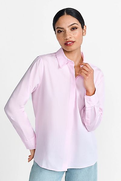RICHROYAL Klassische Bluse Mit Markenlabel am günstig online kaufen
