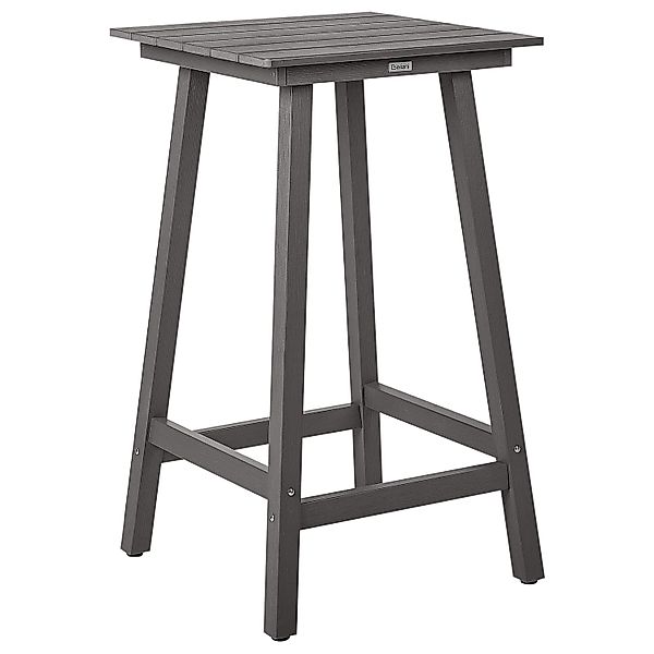 Beliani Gartentisch ADIRONDACK Dunkelgrau 60x59x103 günstig online kaufen