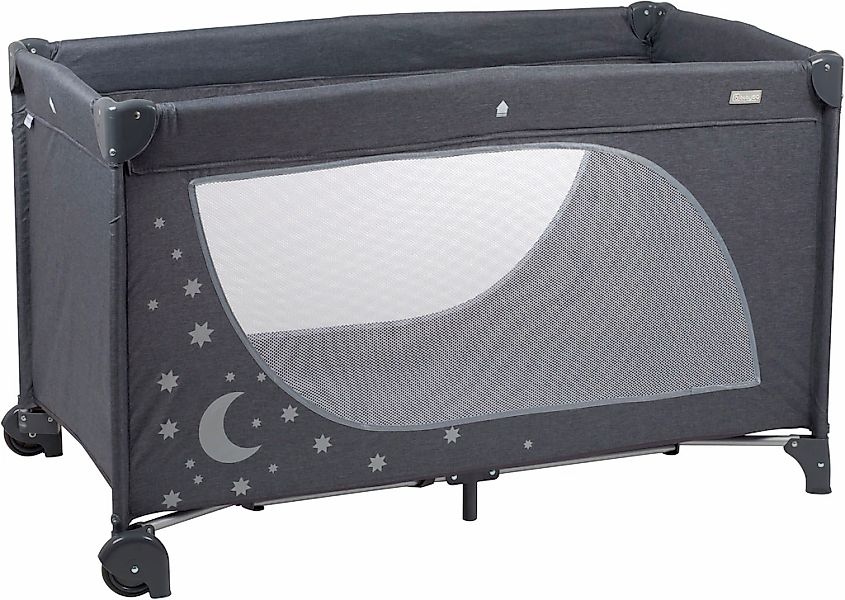 BabyGo Baby-Reisebett "Moonstars, grey" günstig online kaufen