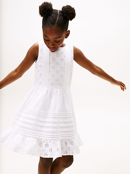 Tommy Hilfiger Sommerkleid EMBROIDERED COTTON DRESS günstig online kaufen