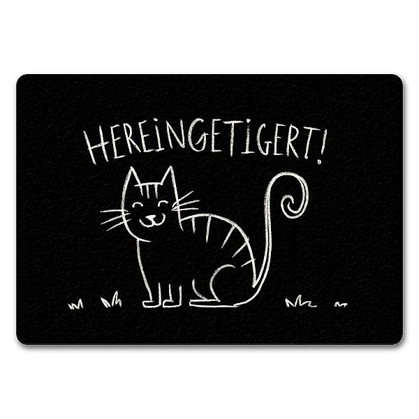 speecheese Fußmatte Hereingetigert! Fußmatte in 35x50 günstig online kaufen