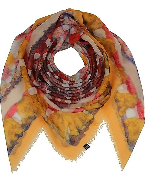 Fraas Modetuch Polyestertuch, (mit Schnittfransen), Co2 neutral günstig online kaufen