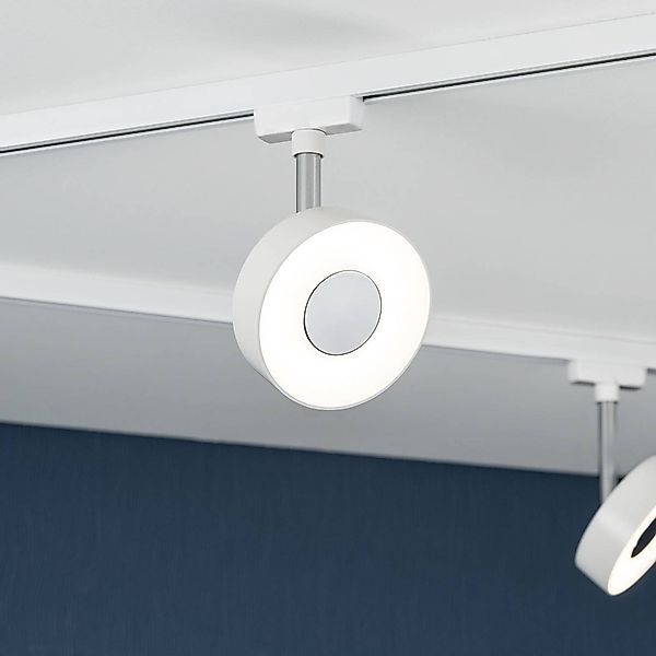 Paulmann Urail LED Schienenspot Circle 160lm 5W 3000K 230V Schwarz Matt günstig online kaufen
