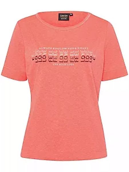 Rundhals-Shirt 1/2-Arm Canyon rot günstig online kaufen