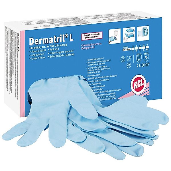 KCL Einweghandschuhe KCL Dermatril L 741 günstig online kaufen