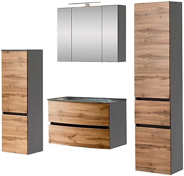 welltime Badezimmer-Set »Kaunas« Set, 4 Stk. tlg. günstig online kaufen