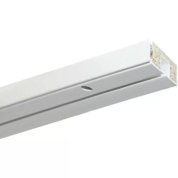 Gardinia Vorhangschiene 1-läufig GE1 Weiß 180 cm günstig online kaufen