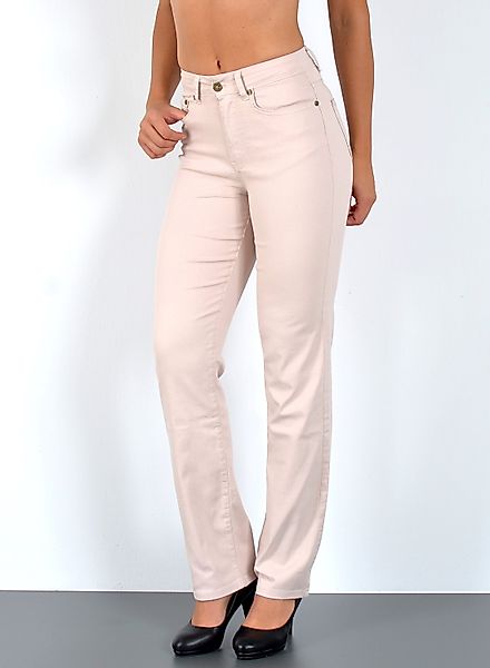 ESRA Stoffhose Damen Straight Fit Hose günstig online kaufen