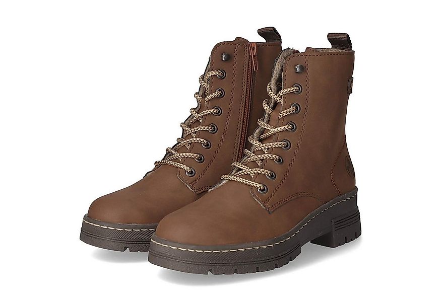 Rieker Rieker 73850-24 Damen Synthetik braun Schnürstiefel günstig online kaufen