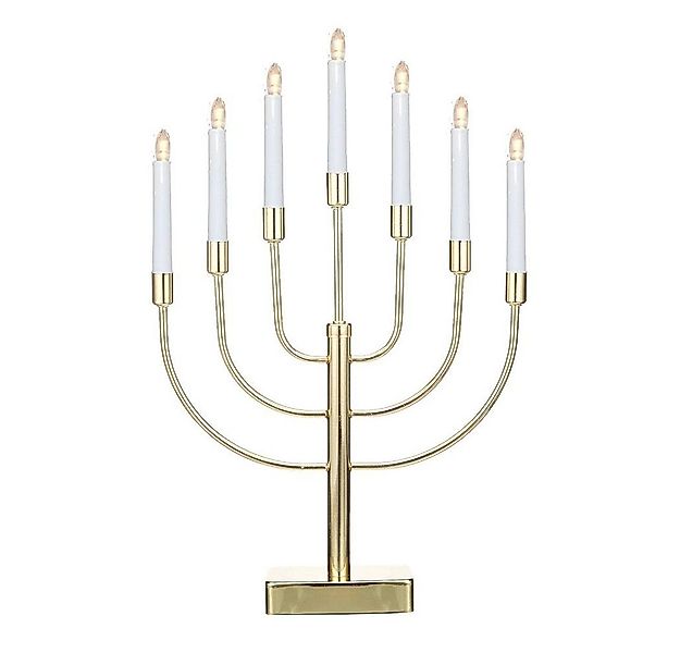 Seasonals LED Fensterleuchter 1076 LED-Metalleuchter "Anywhere" Gold / Mess günstig online kaufen