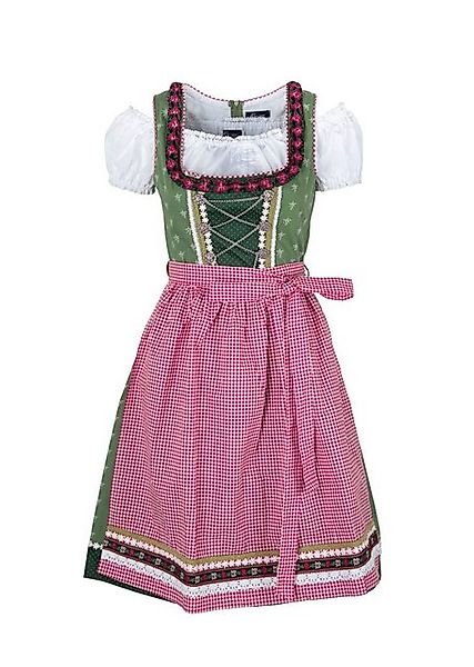 Ramona Lippert Dirndl Trachtenkleid Claudia grün Dirndlkette Rocklänge 60 c günstig online kaufen