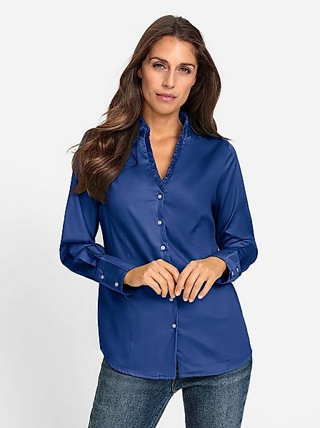 heine Klassische Bluse Rüschenbluse . günstig online kaufen