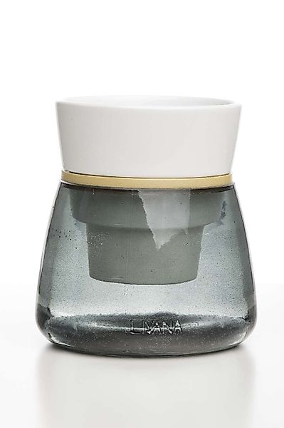 Kräutertopf Grau Selbstbewässernder günstig online kaufen