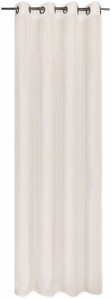 Gerster Gardine "Elena" Ösen 1 Stk. tlg. Ösenschal uni mit Ösen günstig online kaufen