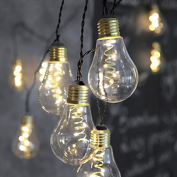 STAR TRADING LED Dekolicht Glow, LED Outdoor Lichterkette,Glow, klare Glühb günstig online kaufen