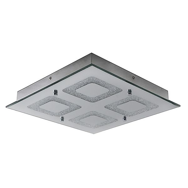 Näve Leuchten LED Deckenleuchte NV1223942 Chrom Metall B/H/T: ca. 36x6x36 c günstig online kaufen