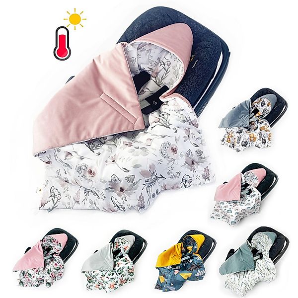 Einschlagdecke Ganzjährige Einschlagdecke Babyschale Autositz universal,0-6 günstig online kaufen