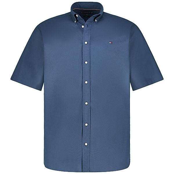 Tommy Hilfiger Freizeithemd aus Baumwolle Farbe blau Größe: 4XL günstig online kaufen