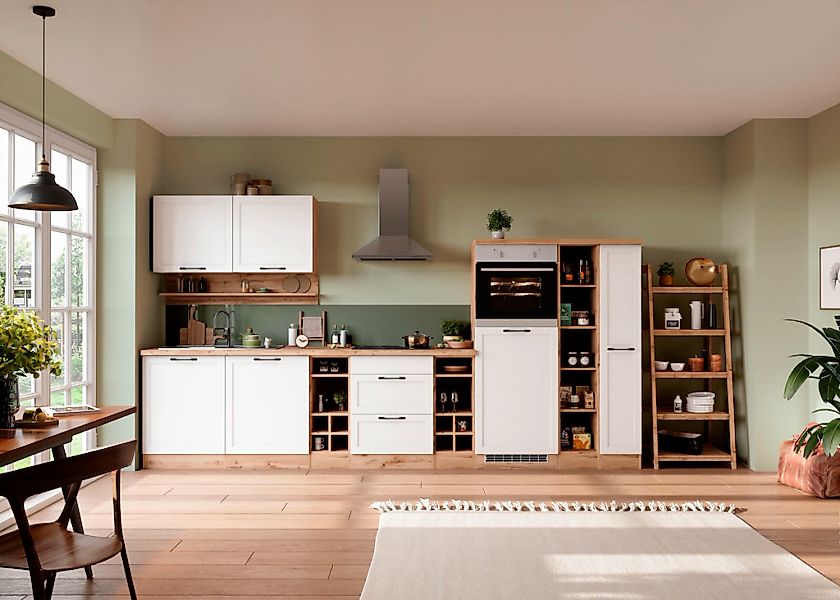 KOCHSTATION Küchenzeile »KS-Lana« 360 cm breit, wahlweise mit oder ohne E-G günstig online kaufen