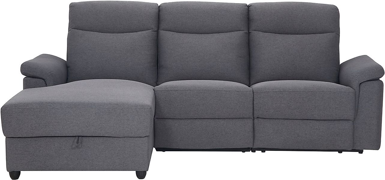 Home affaire Ecksofa "BRIONNE, L-Form, 255cm, manuelle u. elektrische Funkt günstig online kaufen