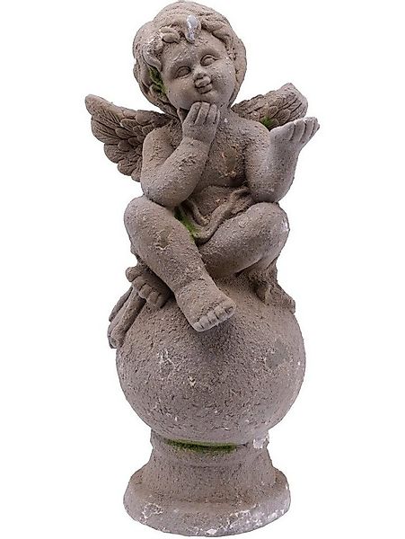 Trend Line Gartenfigur TrendLine Dekofigur Engel 45 x 20 cm grau günstig online kaufen