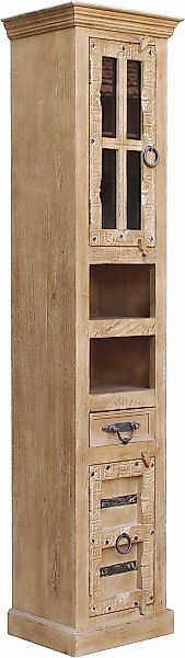 SIT Vitrine "Daipur mit Glastür und 1 Schubkasten. 2 offen Fächer", geschni günstig online kaufen