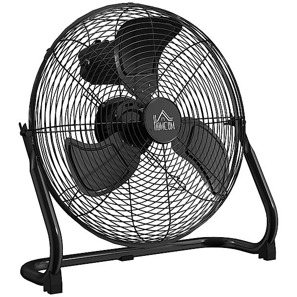 HOMCOM Bodenventilator Tischventilator mit verstellbarer Neigung, günstig online kaufen