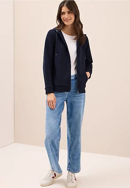 Sweatjacke mit Struktur günstig online kaufen
