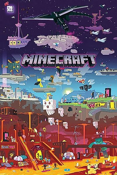 GB eye Poster Minecraft Poster World Beyond 61 x 91,5 cm günstig online kaufen