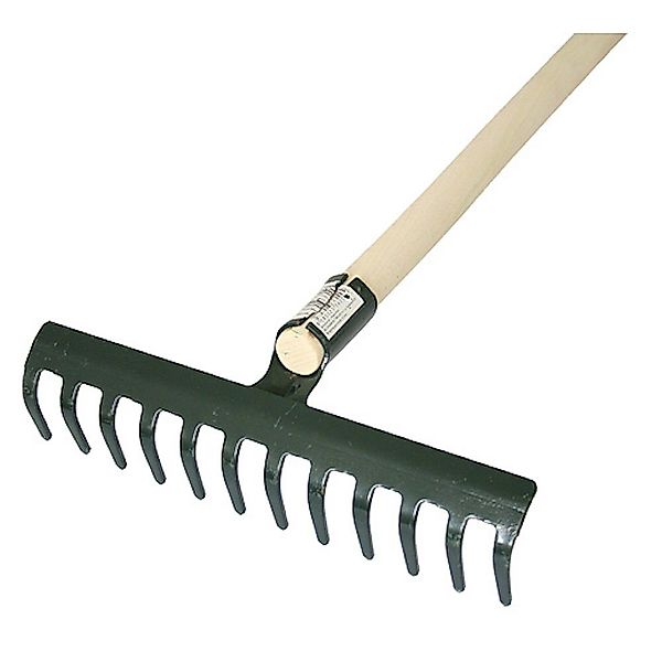 PROREGAL® Gartenrechen Gartenharke R107SK 16 Zinken günstig online kaufen