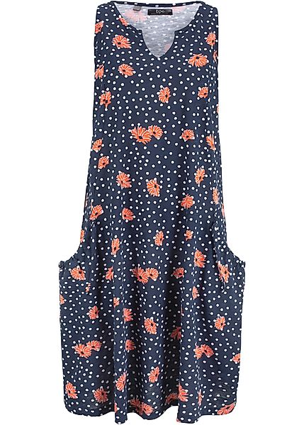 Baumwoll-Jerseykleid mit Taschen, knieumspielend günstig online kaufen