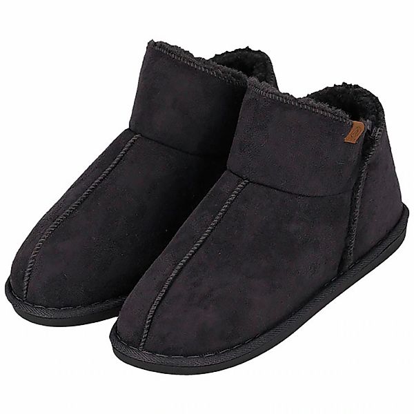 XQ Footwear Hausschuh "LADIES HOME BOOTS SUEDE" mit Logoprägung und kuschel günstig online kaufen