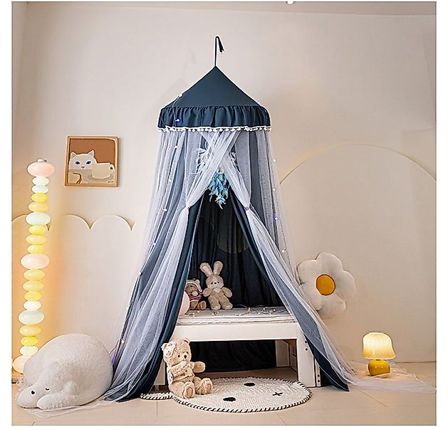 Jibenhome Moskitonetz Doppelschicht Moskitonetz, Bett Baldachin, Lichtblock günstig online kaufen