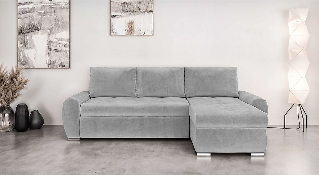 INOSIGN Ecksofa "HAVERHILL Schlafsofa mit Bettkasten, Maße B/H/T: 237/89/16 günstig online kaufen