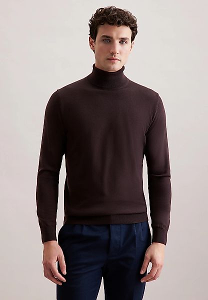 seidensticker Strickpullover "Schwarze Rose", 1/1 Rundhals Uni günstig online kaufen