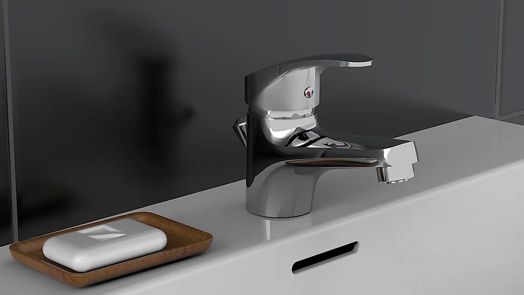 Schütte Waschtischarmatur Orazi mit Zugstange, mit günstig online kaufen