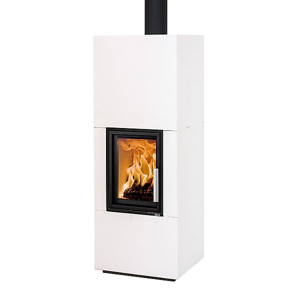 Haas+Sohn Dachstein Kaminofen Wärmespeicherbeton Weiß 7 kW günstig online kaufen