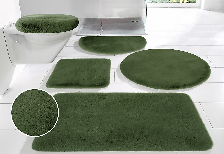 my home Badematte "Rabbit Badematten, Badvorleger, Badezimmer Teppich" Höhe günstig online kaufen