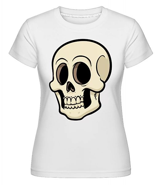 Comic Totenkopf · Shirtinator Frauen T-Shirt günstig online kaufen