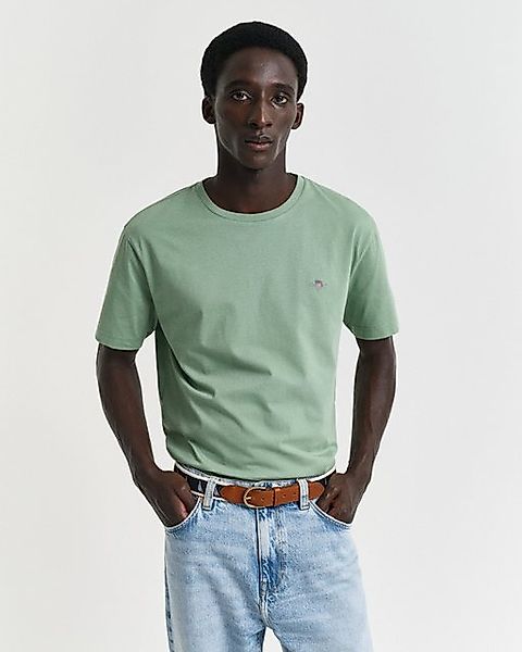 Gant T-shirt Shield Logo Grün - Größe XXL günstig online kaufen