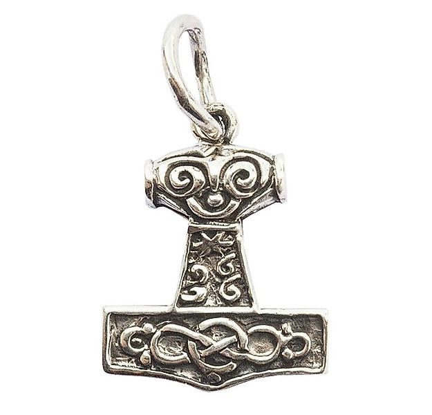 HOPLO Kettenanhänger Thors Hammer klein Schmuck Anhänger Silber Thorhammer günstig online kaufen