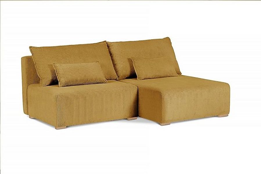 Beautysofa Polsterecke mit Schlaffunktion FLUFFY, 210 cm Polsterecke, mit B günstig online kaufen
