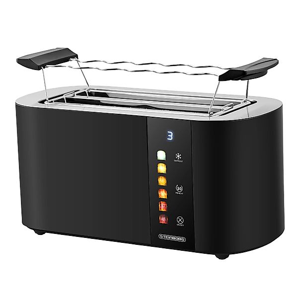Steinborg SB-2216 XXL 4 Scheiben Toaster Touchbedienung 1500 Watt Schwarz günstig online kaufen
