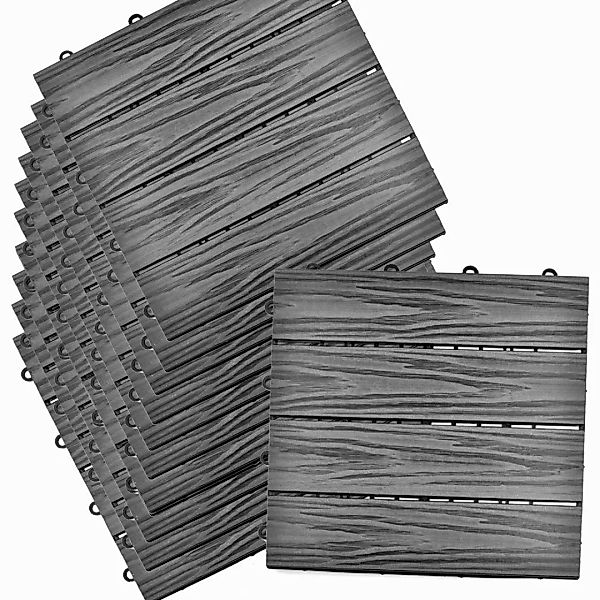 euroharry WPC-Fliesen 2m² WPC Fliesen 3D günstig online kaufen