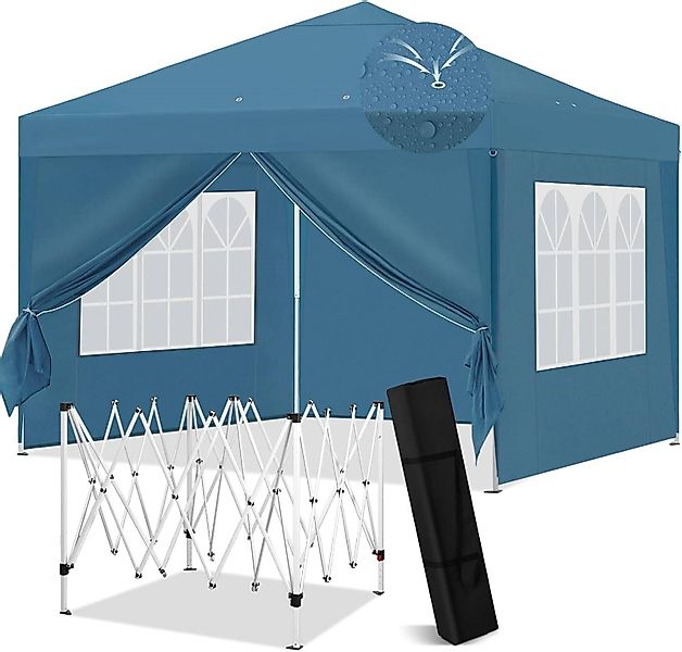 EUGAD Faltpavillon, wasserfest Winterfest,mit Seitenwänden Fenstern günstig online kaufen