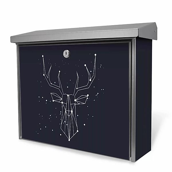Banjado Briefkasten Edelstahl 38.5x31.5x12cm Ohne Zeitungsfach Inkl. Montag günstig online kaufen
