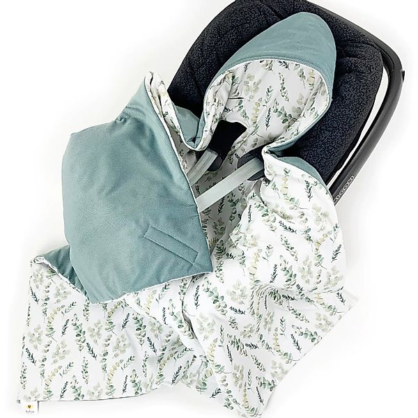 Einschlagdecke Babyschale Autositz mit Klettverschluss HERBST günstig online kaufen