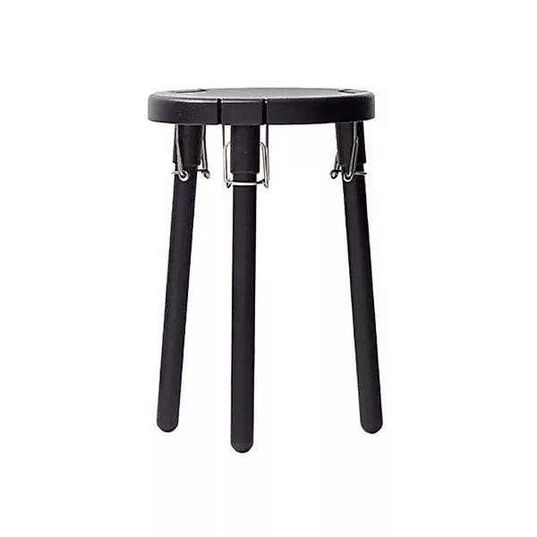Andersen Furniture - U1 Hocker - Esche schwarz/Ø30 x H46,5 cm günstig online kaufen
