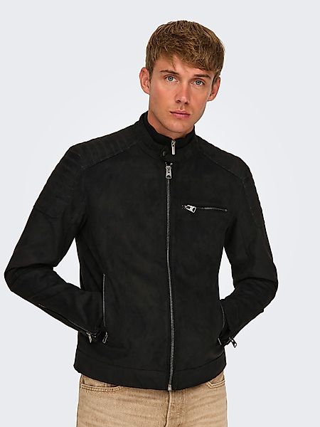ONLY & SONS Lederimitatjacke ONSGUS FAUX günstig online kaufen