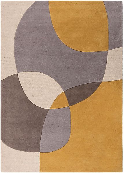FLAIR RUGS Wollteppich »Glow, gemustert & modern« rechteckig 8 mm Höhe fußb günstig online kaufen